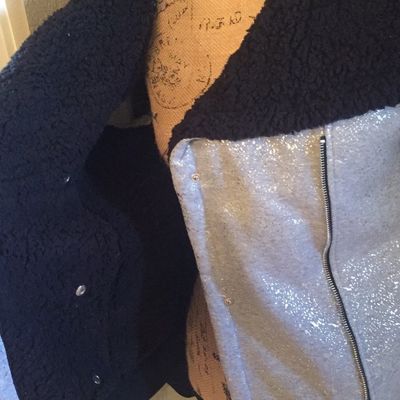 Lorna Jane moto faux sherpa jacket - Picture 5 of 8